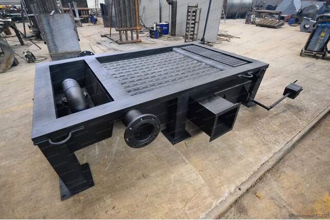 Топка ручная с поворотными колосниками котла КВм 0.3