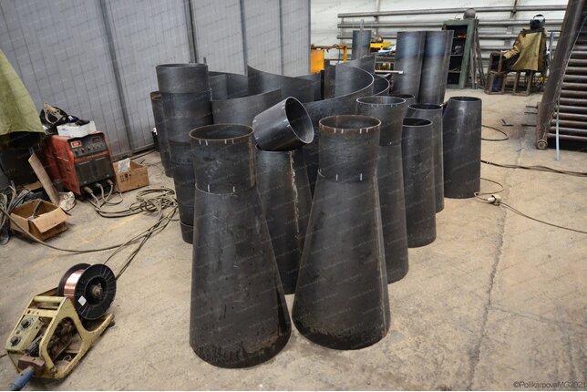 Изготовление промышленных циклонов ЦН 11 800 6УП