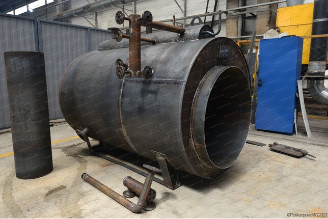 Паровой котел 2500 кг в час на дизеле температура пара 115 С изготовление