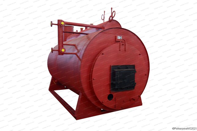 Паровой угольный котел 700 кг в час с температурой 130 С